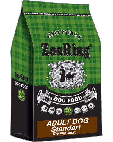 ZooRing Adult Dog Standart Птичий микс