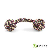 Triol (Триол) "Верёвка-плетеная гантель" игрушка для собак 260 мм