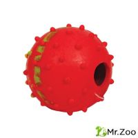 Triol (Триол) "Мяч с колокольчиком" игрушка для собак из цельнолитой резины