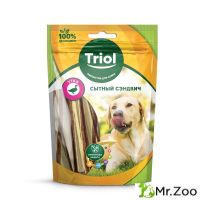 Triol (Триол) PT05 Сытный сэндвич из утки для собак 70 гр