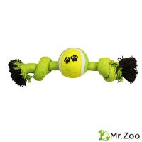 Triol (Триол) "Веревка-канат, 2 узла и мяч" игрушка для собак 240 мм