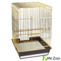 Triol (Триол) 1302G-K Клетка для птиц, золото, 520*410*590 мм