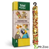 Triol (Триол) Original TF-20700 Лакомство для крупных и средних попугаев с фруктами и мёдом 2 шт