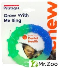 Игрушка для собак Petstages ОРКА кольцо - растем вместе, мультиповерхность, 15 см