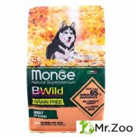 Monge (Монже) Dog BWild Grain Free All Breeds Adult Salmon беззерновой корм для собак всех пород, лосось и горох