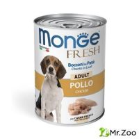 Monge (Монже) Dog Fresh Chunks in Loaf консервы для собак мясной рулет 400 гр