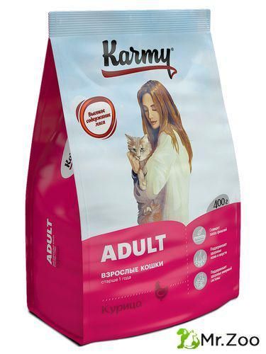 Karmy (Карми) Adult корм для взрослых кошек, курица