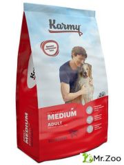 Корм для собак средних пород Karmy Medium Adult, телятина