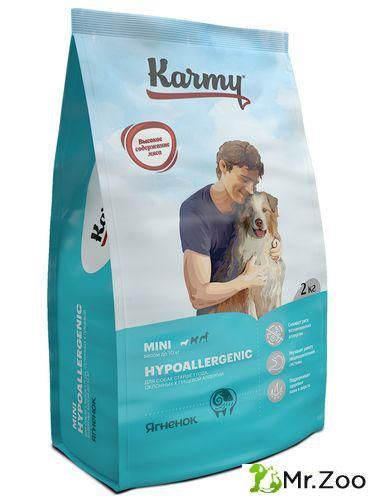 Karmy (Карми) Hypoallergenic Mini корм для собак мелких пород гипоаллергенный, ягненок