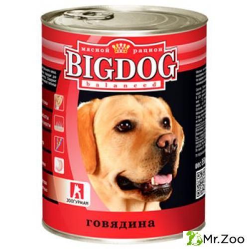 Big Dog (Биг Дог) консервы для собак, говядина 850 гр