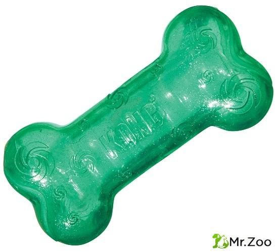 Kong (Конг) Squezz Crackle игрушка для собак хрустящая косточка средняя 15*4 см
