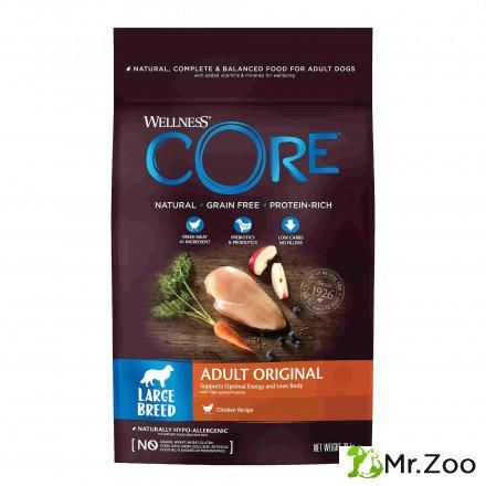 Беззерновой корм для собак крупных пород Wellness Core Adult Large Breed, курица 10 кг