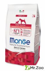 Monge (Монже) Dog Mini Starter корм для щенков мелких пород 1,5 кг