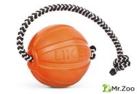 Liker (Лайкер) 6285 Корд Мячик на шнуре, диаметр 5 см, оранжевый