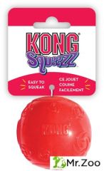 Kong (Конг) Сквиз Мячик игрушка для собак резиновый с пищалкой
