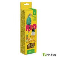 Рио палочки для волнистых попугайчиков и экзотов с тропическими фруктами 2*40 гр