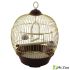 Клетка Triol 23BG для птиц круглая, золото 230х230х365