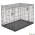 Клетка MidWest iCrate для собак 109х74х78h см 2 двери черная
