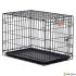 Клетка MidWest iCrate для собак 76х48х53h см 1 дверь черная
