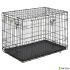 Клетка MidWest iCrate для собак 91х58х64h см 2 двери черная