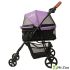 Коляска прогулочная Mr.Kranch для собак и кошек максимальная нагрузка 15 кг фиолетовая