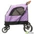Коляска прогулочная Mr.Kranch для собак и кошек большая выставочная максимальная нагрузка 55 кг фиолетовая