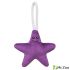 Игрушка Mr.Kranch для собак мелких и средних пород Звездочка с канатом и пищалкой 26х16х5см фиолетовая