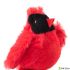 Игрушка Mr.Kranch для кошек Птичка плюшевая с кошачьей мятой 8 см красная