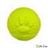 Игрушка Mr.Kranch для собак Мяч с лапкой 8 см неоновый желтый