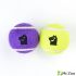 Игрушка Mr.Kranch для собак Теннисный мяч малый 5 см набор 2 шт желтый/фиолетовый