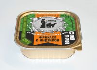 ZooRing консервы для собак кусочки в желе Фрикасе с индейкой