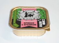 ZooRing консервы для собак кусочки в желе Фрикасе с кроликом