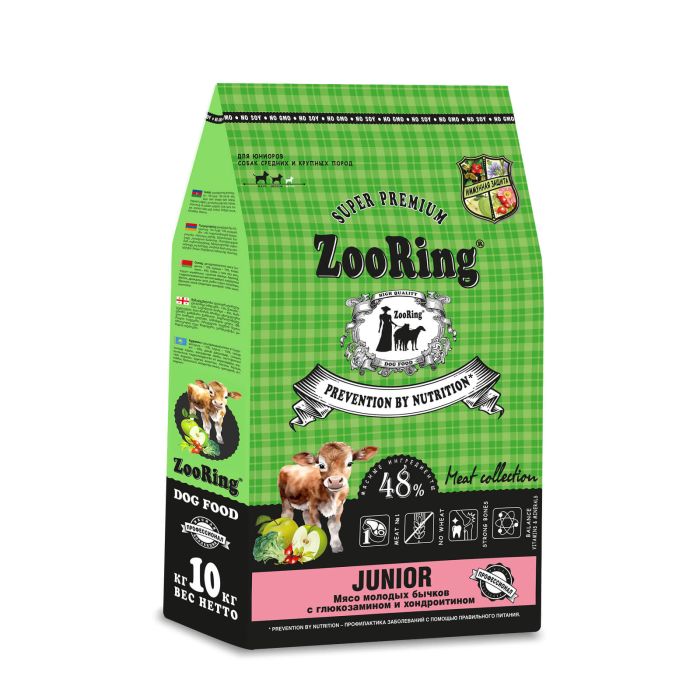 ZooRing Junior Мясо молодых бычков с глюкозамином и хондроитином